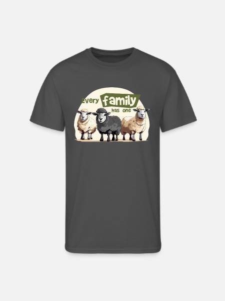 Every family has one. - Men's 50/50 T-Shirt - charcoal