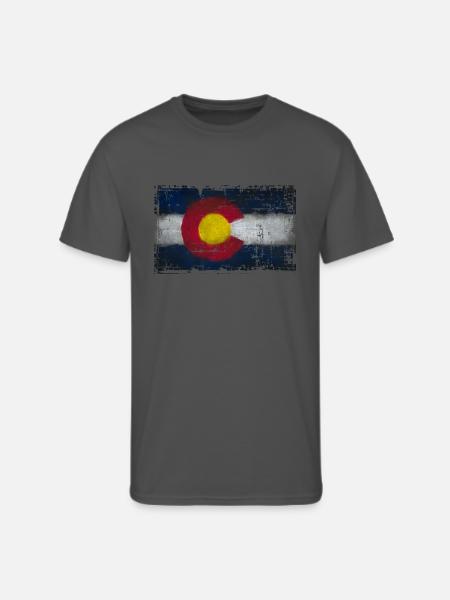colorado colors - Men's 50/50 T-Shirt - charcoal