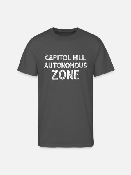 Capitol Hill Autonomous Zone - Men's 50/50 T-Shirt - charcoal