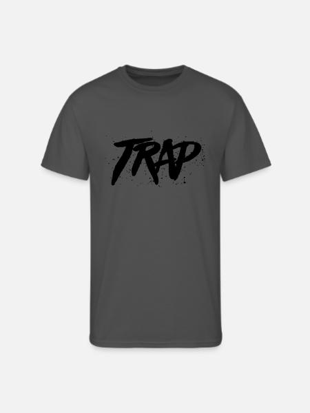trap - Men's 50/50 T-Shirt - charcoal
