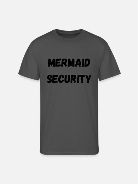 MERMAID SECURITY - Men's 50/50 T-Shirt - charcoal