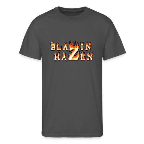 Blazin Hazen Logo FIRE - Men's 50/50 T-Shirt