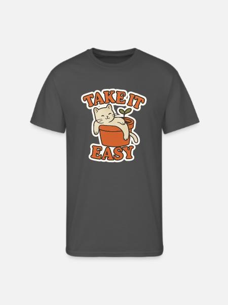 Take It Easy - Men's 50/50 T-Shirt - charcoal