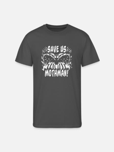 Save Us Mothman - Men's 50/50 T-Shirt - charcoal