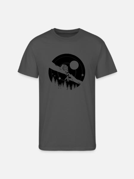 Holding Hands - Men's 50/50 T-Shirt - charcoal