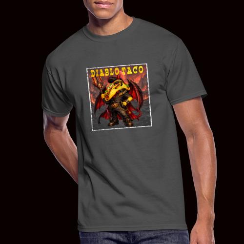 The Diablo Taco Spicy Demon Character - Men's 50/50 T-Shirt