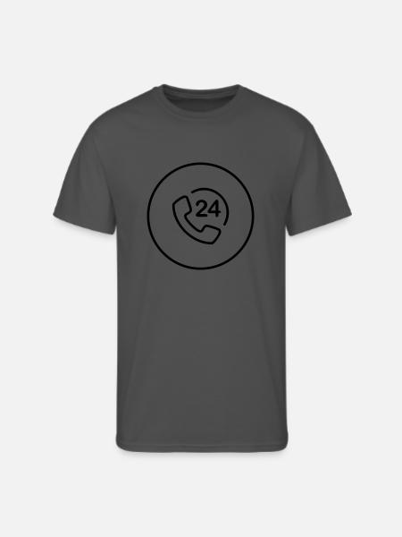 phone - Men's 50/50 T-Shirt - charcoal