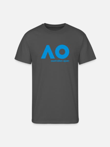 australian open logo - Men's 50/50 T-Shirt - charcoal