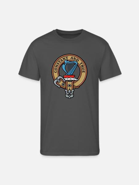 Clan Rose Crest - Men's 50/50 T-Shirt - charcoal