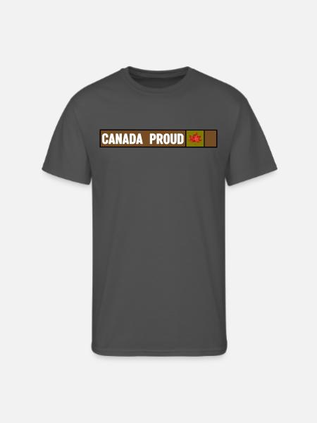 Canada Proud Camo - Men's 50/50 T-Shirt - charcoal