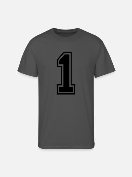 1 - Men's 50/50 T-Shirt - charcoal