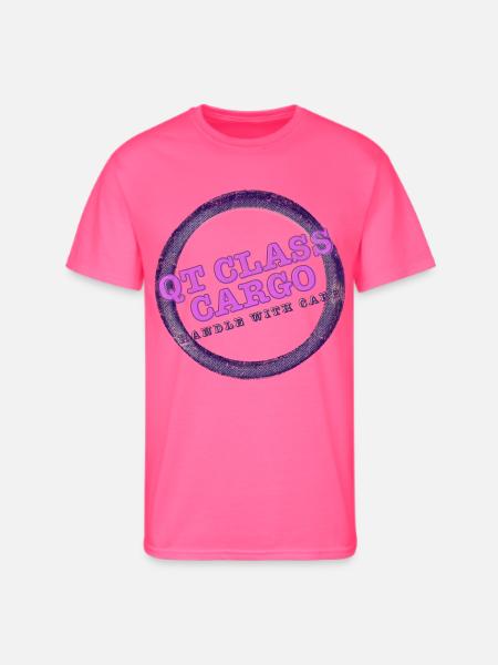 Cutie Class - Men's 50/50 T-Shirt - neon pink