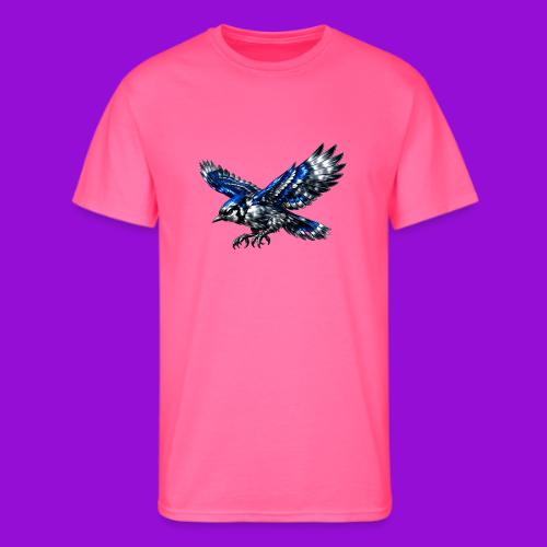 Silver Blue Jay Dive - Men's 50/50 T-Shirt