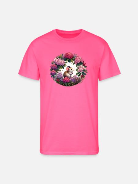 Mouse - Men's 50/50 T-Shirt - neon pink