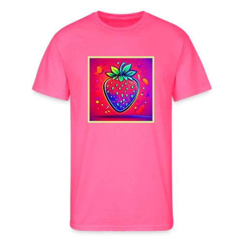 Neon Strawberry Pop - Men's 50/50 T-Shirt