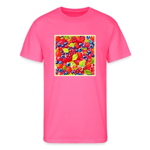 Colorful Berry Pattern - Men's 50/50 T-Shirt