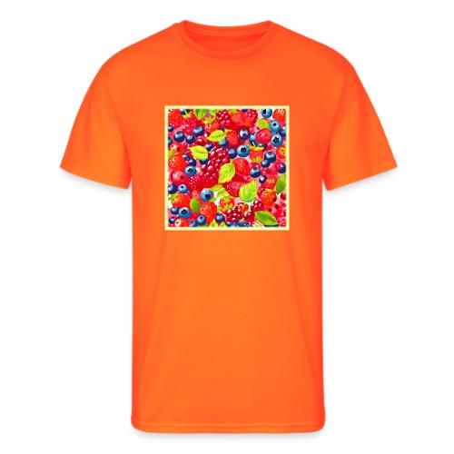 Colorful Berry Pattern - Men's 50/50 T-Shirt