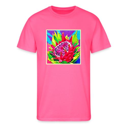 Neon Dragon Fruit Splendor - Men's 50/50 T-Shirt
