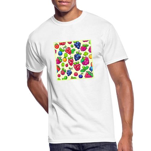 Berry Fruit Pattern Design - Men's 50/50 T-Shirt