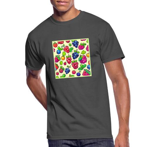 Berry Fruit Pattern Design - Men's 50/50 T-Shirt
