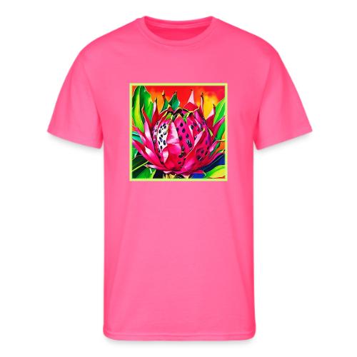 Exotic Dragon Fruit Bloom - Men's 50/50 T-Shirt