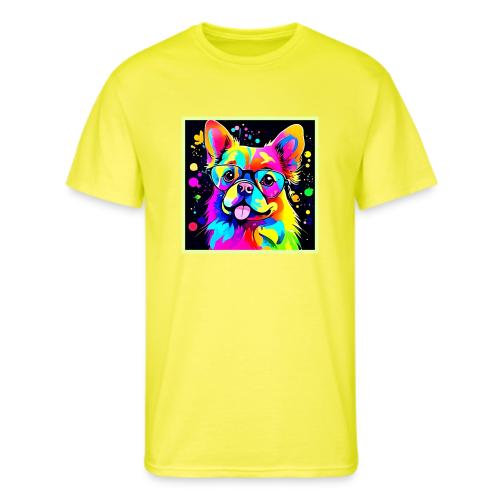 Vivid Canine Vibes Design - Men's 50/50 T-Shirt