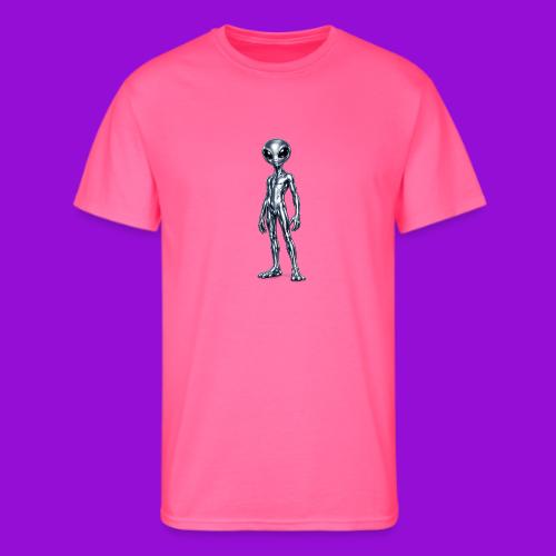 Silver Alien - Men's 50/50 T-Shirt