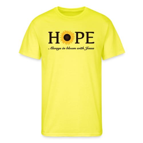 Hope Always in Bloom with Jesus Shirt – Christian - Men's 50/50 T-Shirt