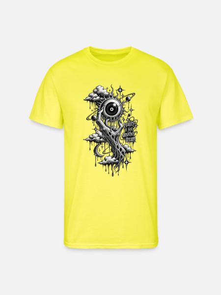 Reality Is Just Another Dream - Men's 50/50 T-Shirt - neon yellow