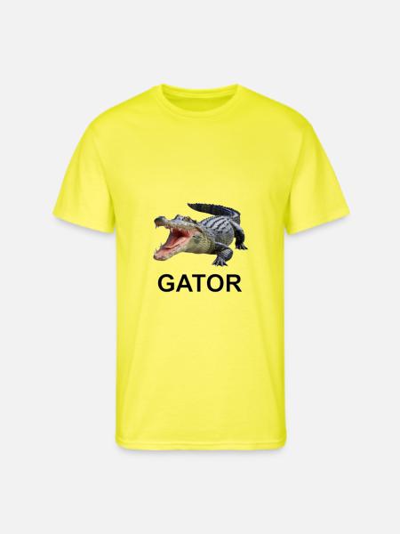 Gator shirt - Men's 50/50 T-Shirt - neon yellow