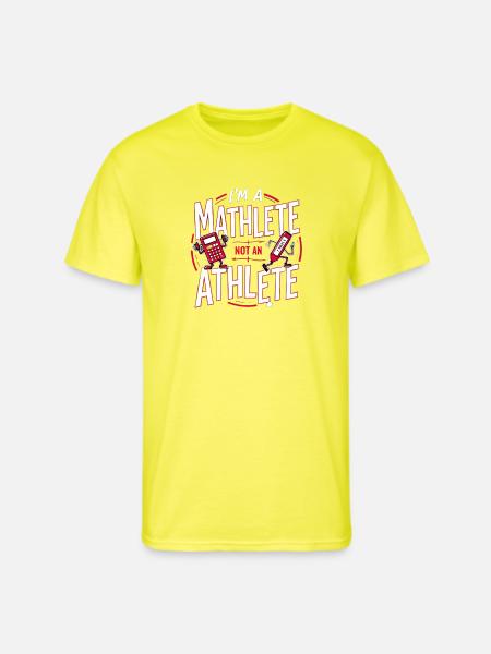 Maths Enthousiaste fanny design - Men's 50/50 T-Shirt - neon yellow