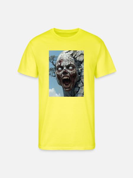 Untitled_design_-3-Nature’s Curse – Undead Horror - Men's 50/50 T-Shirt - neon yellow