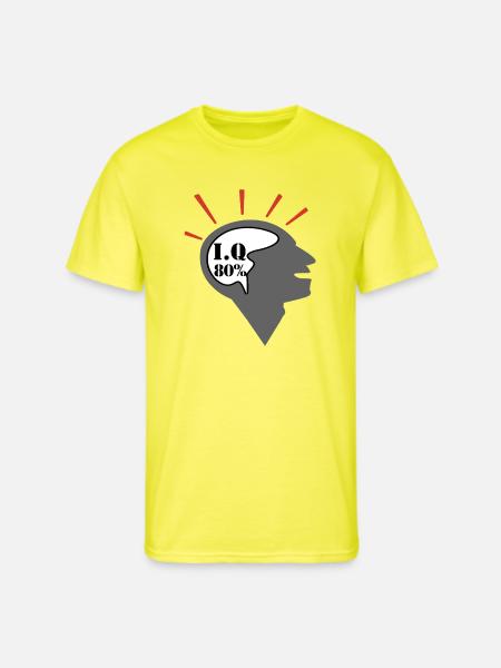 thinking man - Men's 50/50 T-Shirt - neon yellow