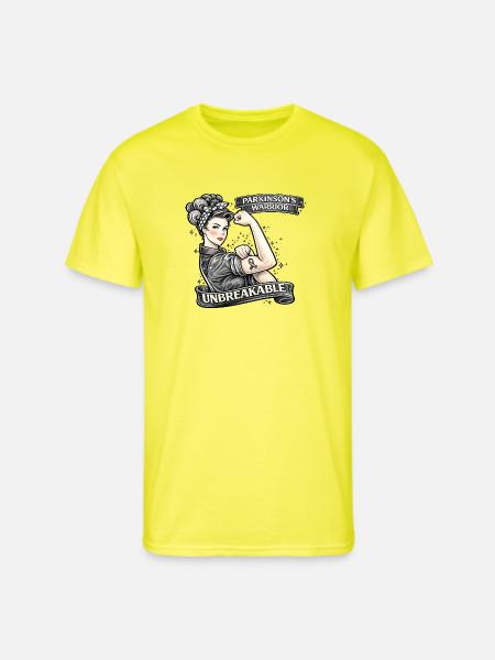 Parkinson Warrior Unbreakable - Men's 50/50 T-Shirt - neon yellow
