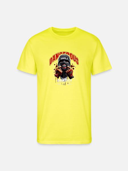 Grave Smile - Men's 50/50 T-Shirt - neon yellow