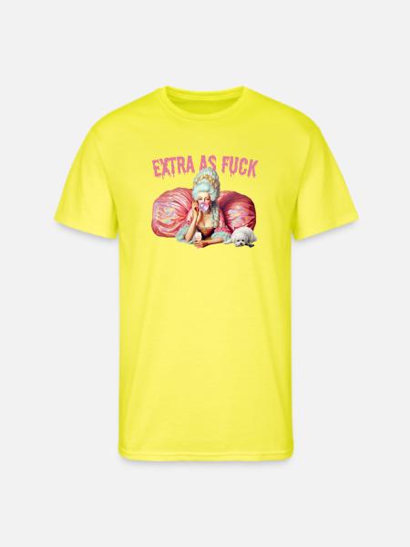 Rococo Bubblegum Queen - Men's 50/50 T-Shirt - neon yellow