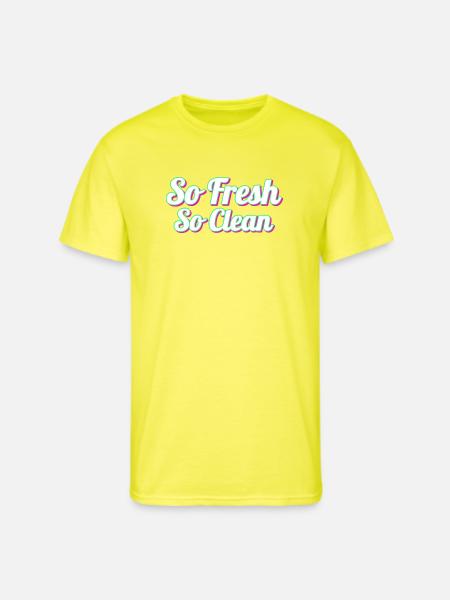 So Fresh So Clean - Men's 50/50 T-Shirt - neon yellow