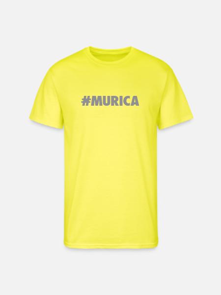 -Murica - Men's 50/50 T-Shirt - neon yellow