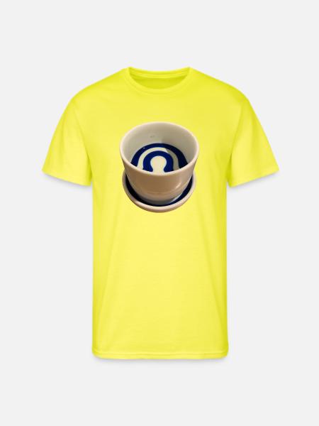 Janome-choko sake cup - Men's 50/50 T-Shirt - neon yellow