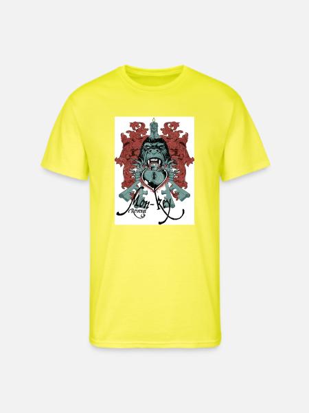 Mon-Key Revenge - Men's 50/50 T-Shirt - neon yellow