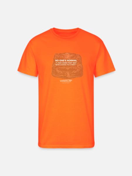 No One's Normal - Men's 50/50 T-Shirt - neon orange