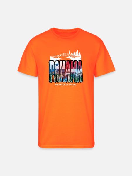 panama - Men's 50/50 T-Shirt - neon orange