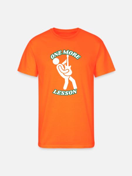 One_More_Lesson_-1- - Men's 50/50 T-Shirt - neon orange