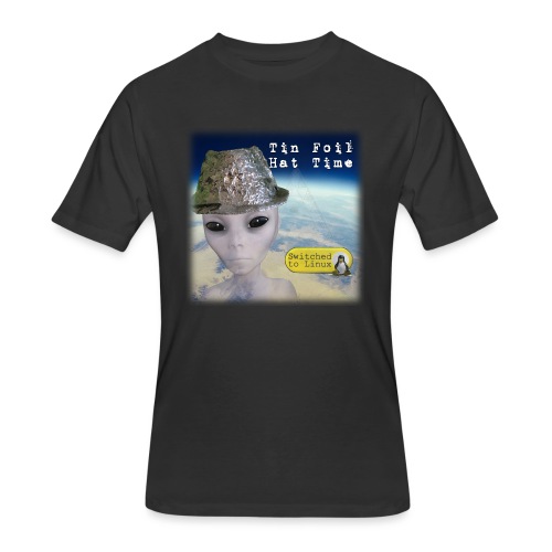 Tin Foil Hat Time (Earth) - Men's 50/50 T-Shirt