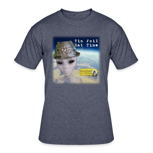 Tin Foil Hat Time (Earth) - Men's 50/50 T-Shirt