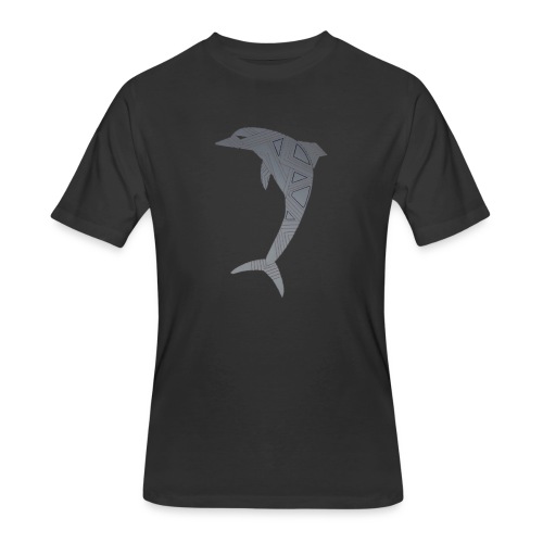 dolphin art deco - Men's 50/50 T-Shirt