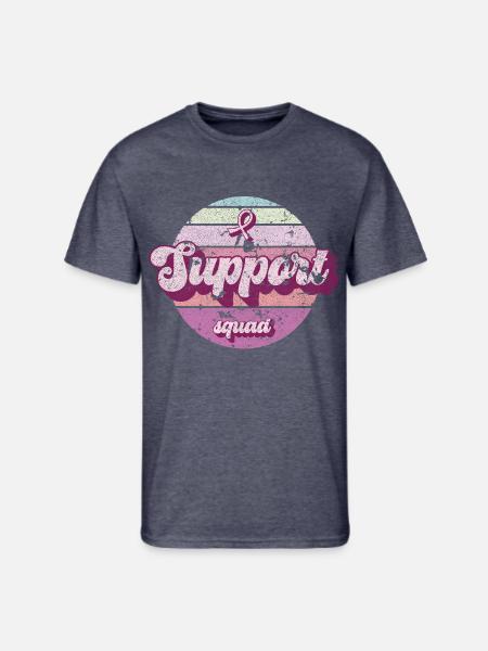Support squad. - Men's 50/50 T-Shirt - navy heather