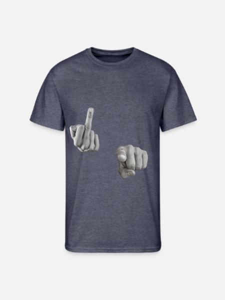 Fuck You - Men's 50/50 T-Shirt - navy heather