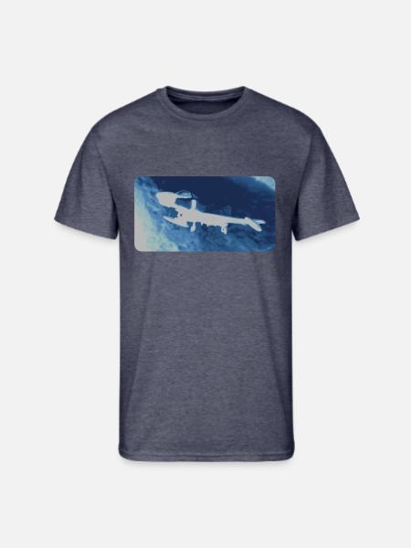 USAF F-4 Phantom - Men's 50/50 T-Shirt - navy heather