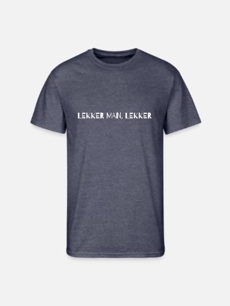 Lekker lekker South African - Men's 50/50 T-Shirt - navy heather
